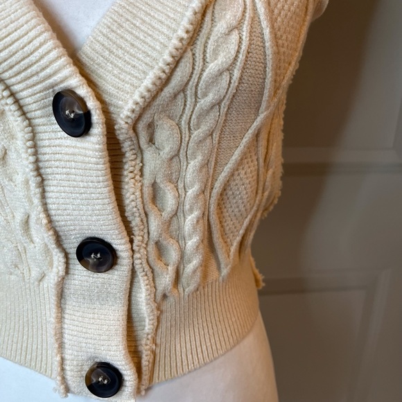 Free People Denson Cable Vest - Picture 9 of 11